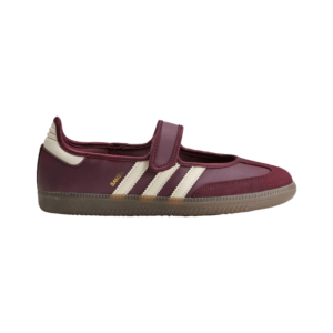 Adidas Samba Jane Maroon Cream White Gold Metallic